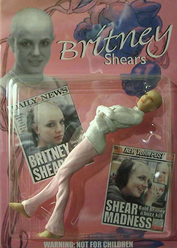 Muñeca calva de Britney Spears