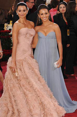 Penelope Cruz y hermana en Oscar