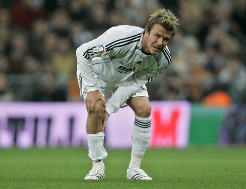 David Beckham se lesiona