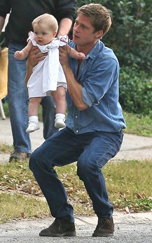 Brad Pitt y su nena