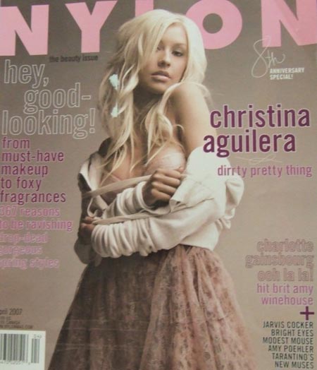 Christina Aguilera en Nylon