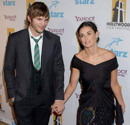 Demi Moore embarazada de Ashton Kutcher