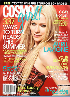 Avril Lavigne cosmogirl 2
