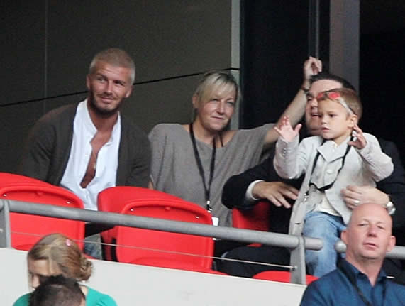 Beckham concierto para Diana
