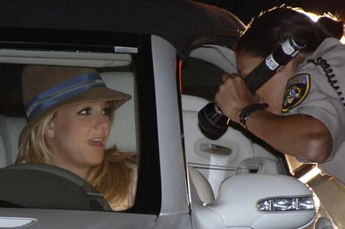Britney y el susto con la policía 3