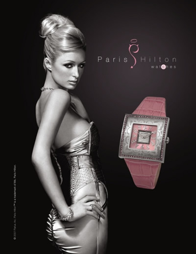 Paris Hilton vende relojes