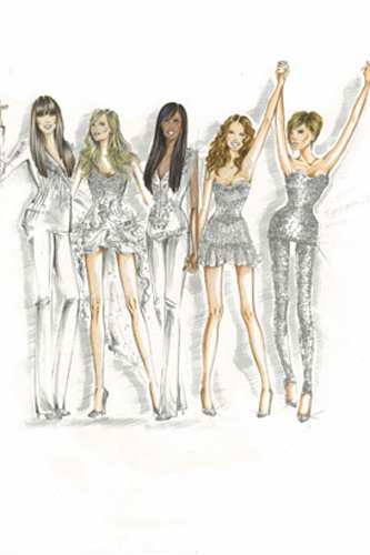 Vestuario de diseñador para las Spice Girls 2