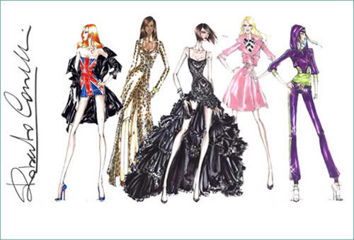 Vestuario de diseñador para las Spice Girls
