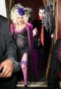 Christina Aguilera celebró Halloween 2