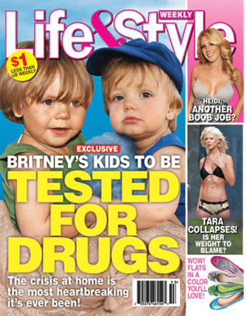 Examen de drogas para los hijos de Britney