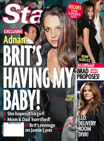 Britney embarazada del paparazzi