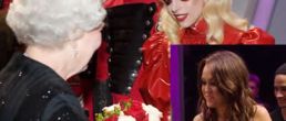 Lady Gaga y Miley Cyrus conocieron a la Reina Isabel II