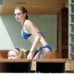 Lindsay Lohan en bikini