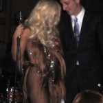 Lada Gaga vestido de cabello 6